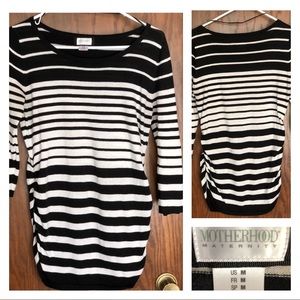 Motherhood Maternity Striped Sweater